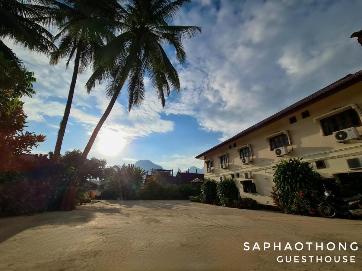 Saphaothong Guesthouse Vang Vieng Exterior foto